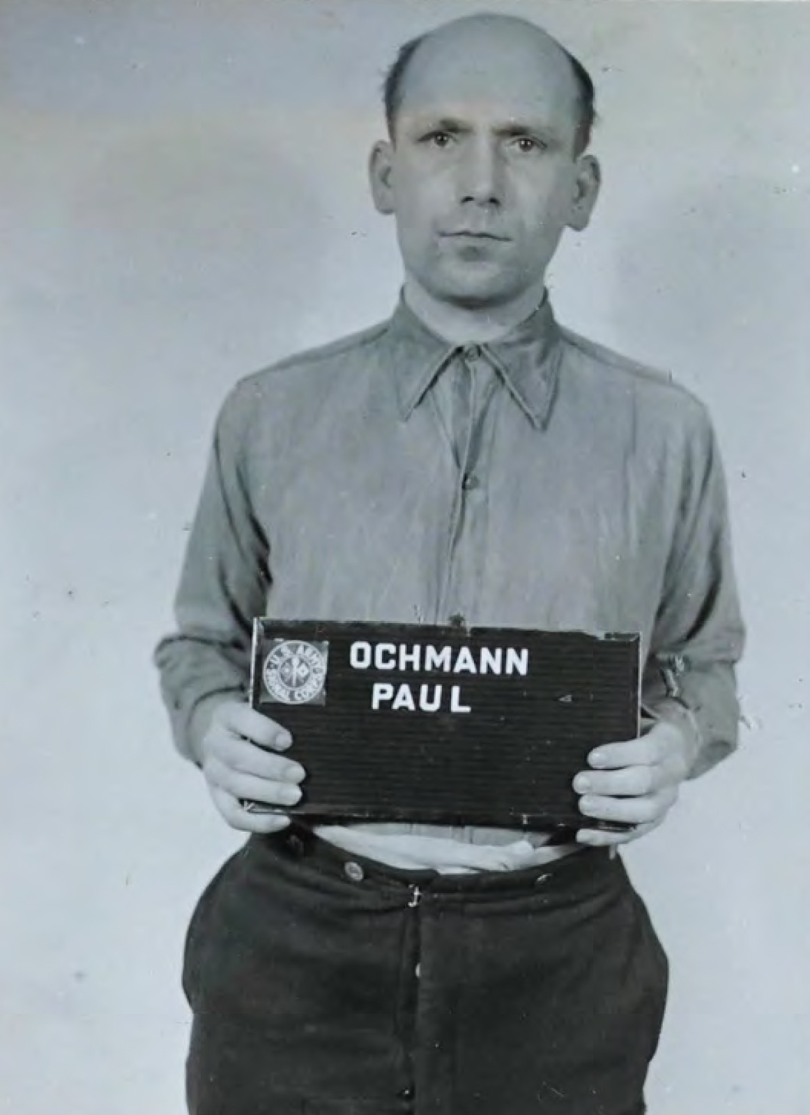 Paul Ochmann — U.S. Army mugshot